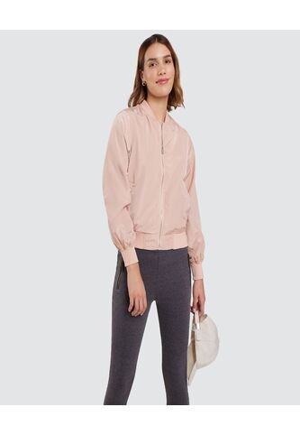 Chaqueta Para Mujer Bomber Color Rosado  Marca Ostu #40080134 Ostu