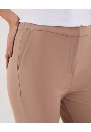 Pantalón Para Mujer Moda Color Camel Marca Ostu #40070839