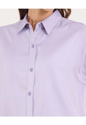 Camisa Para Mujer Manga Corta Color Morado Marca Ostu #40010336