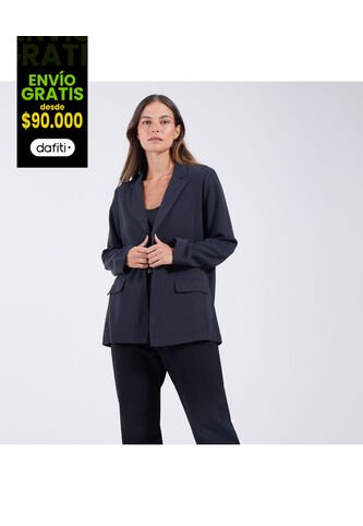Blazer Para Mujer Blazer Color Negro Marca Ostu #40400011 Ostu