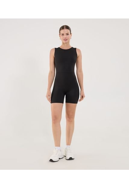 Enterizo Para Mujer Manga Sisa Color Negro Marca Ostu #40320138
