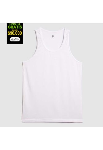 Camiseta Interior Para Hombre Manga Sisa Color Blanco Marca Ostu #60020011 Ostu