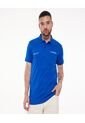 Polo Para Hombre Cuello Tejido Sin Bolsillo Color Azul  Marca Ostu #60110475 de Ostu