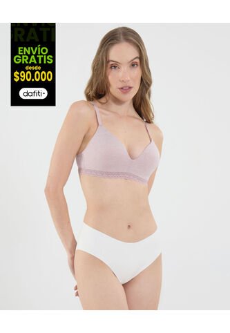 Brasier Para Mujer Monocopa Color Rosado  Marca Ostu #40830021 Ostu