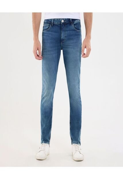 Jean Para Hombre Skinny Color Azul Marca Ostu #60160424