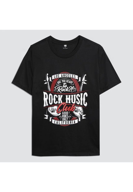 Camiseta Para Hombre Manga Corta Color Negrobinado Marca Ostu #60091255