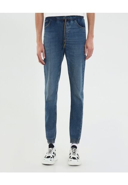 Jean Para Hombre Jogger Color Azul Marca Ostu #60160437