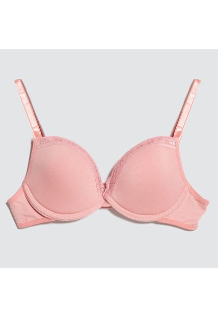 Brasier Para Mujer Media Copa Color Rosado  Marca Ostu #40830013