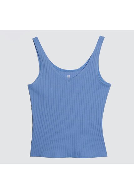 Camiseta Para Mujer Manga Sisa Color Azul  Marca Ostu #40091967