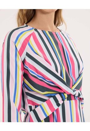 Blusa Para Mujer Manga 3/4 Color Negro Marca Ostu #40120423