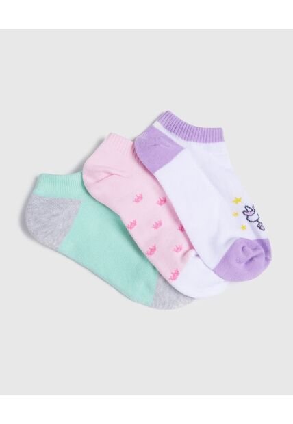 Medias Infantil Niña Invisible Color Negro Marca Ostu #90980094