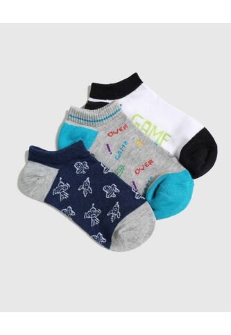 Medias Infantil Niño Invisible Color Negro Marca Ostu #80980116 Ostu