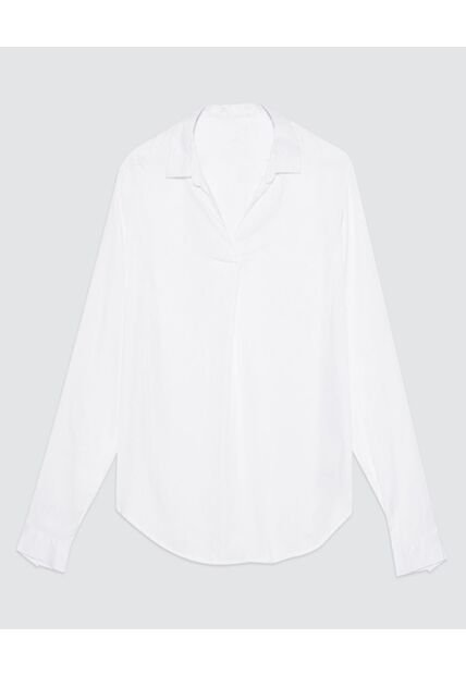 Blusa Para Mujer Manga 3/4 Color Blanco Marca Ostu #40120767