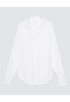 Blusa Para Mujer Manga 3/4 Color Blanco Marca Ostu #40120767