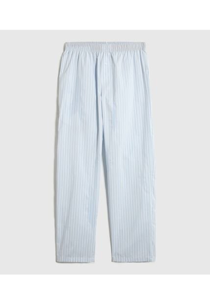 Pantalón Para Hombre Multiusos Plano Color Azul Marca Ostu #60070526
