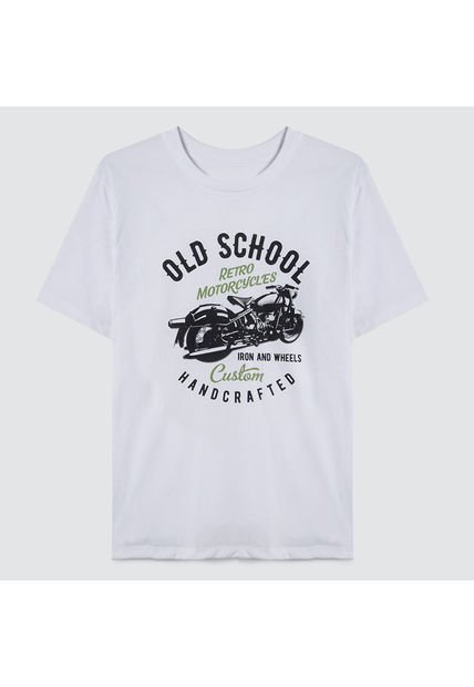 Camiseta Para Hombre Manga Corta Color Crudo Marca Ostu #60091259