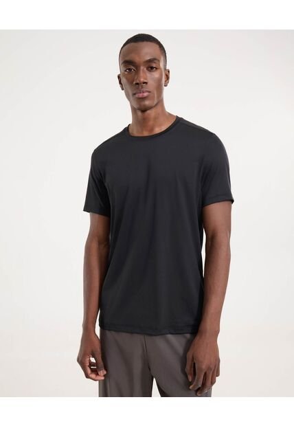 Camiseta Para Hombre Manga Corta Cuello Redondo Color Negro Marca Ostu #60091476