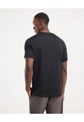 Camiseta Para Hombre Manga Corta Cuello Redondo Color Negro Marca Ostu #60091476