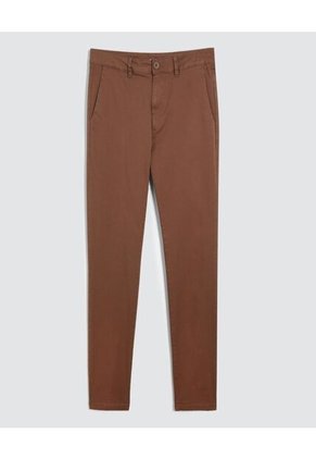 Pantalon Para Hombre Chino Color Café Oscuro Marca Ostu #60070301