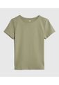 Camiseta Para Mujer Manga Corta Cuello Redondo Color Verde Marca Ostu #40092573 de Ostu