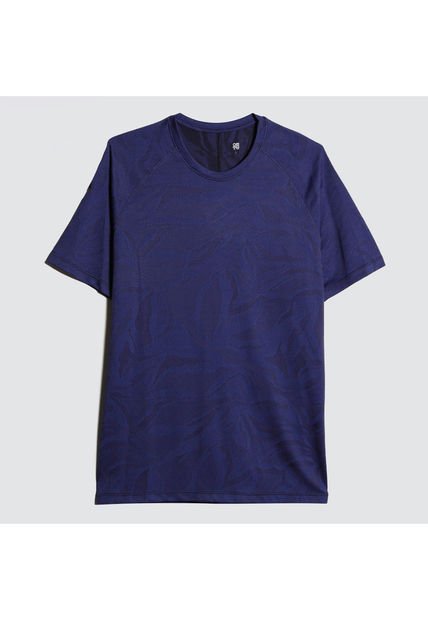 Camiseta Para Hombre Manga Corta Color Azul  Marca Ostu #60091130