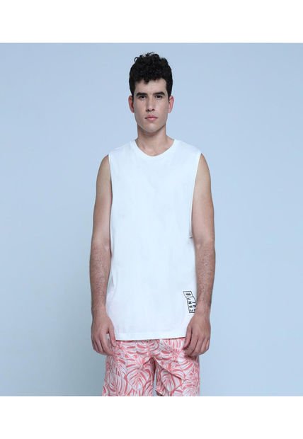 Camiseta Para Hombre Manga Sisa Color Crema Marca Ostu #60091183