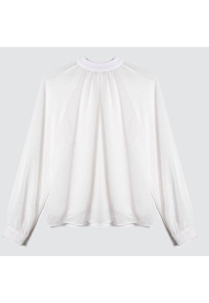 Blusa Para Mujer Manga Larga Color Blanco Marca Ostu #40120975
