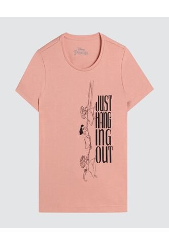 Camiseta Para Niña Manga Corta Color Rosado  Marca Ostu #90090127 Ostu