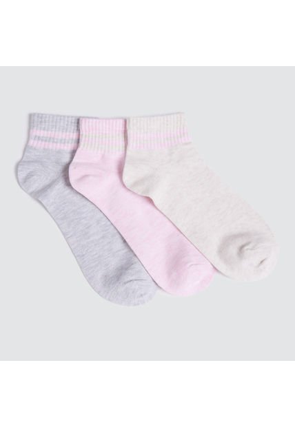 Medias Para Mujer Tobillera Color Pack X Marca Ostu #40980128