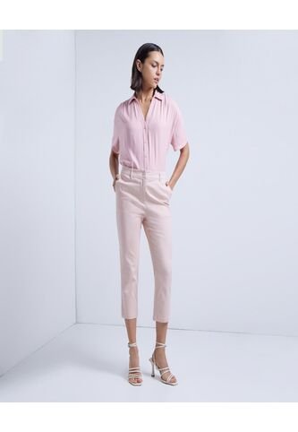 Pantalón Para Mujer Capri Color Rosa Marca Ostu #40070347 Ostu