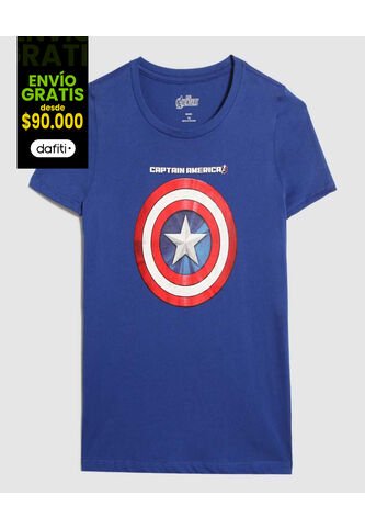 Camiseta Capitán América  Para Infantil Niño #80090247 Ostu Ostu