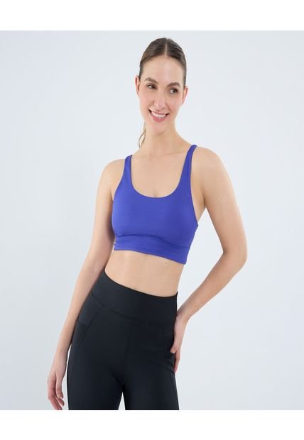 Top Para Mujer  Color Azul Marca Ostu #40220413
