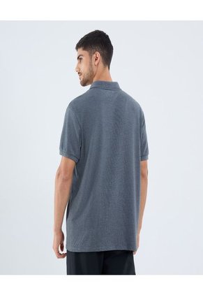 Polo Para Hombre Cuello Tejido Sin Bolsillo Color Negro Marca Ostu #60110780