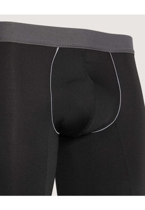 Boxer Para Hombre Filete Medio Microfibra Color Negro Marca Ostu #60000524