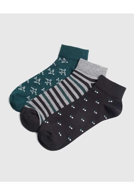 Medias Para Hombre Tobillera Color Negro Marca Ostu #60980315