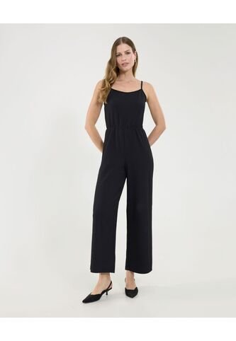 Enterizo Para Mujer Manga Sisa Color Negro Marca Ostu #40320043 Ostu