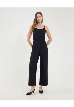 Enterizo Para Mujer Manga Sisa Color Negro Marca Ostu #40320043