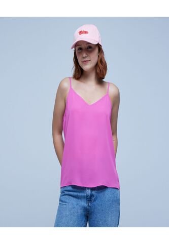 Blusa Para Mujer Manga Sisa Color Rosado  Marca Ostu #40120951 Ostu