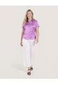Camisa  Para Mujer Manga Corta Color Morado Marca Ostu #40010373 de Ostu