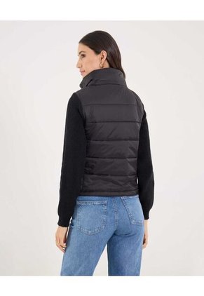 Chaqueta Para Mujer Acolchada Color Negro Marca Ostu #40080233