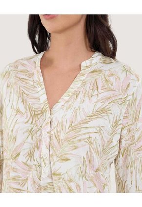 Blusa Para Mujer Manga 3/4 Color Verde Marca Ostu #40121120