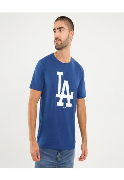 Camiseta Para Hombre Manga Corta Cuello Redondo Color Azul Marca Ostu #60091757