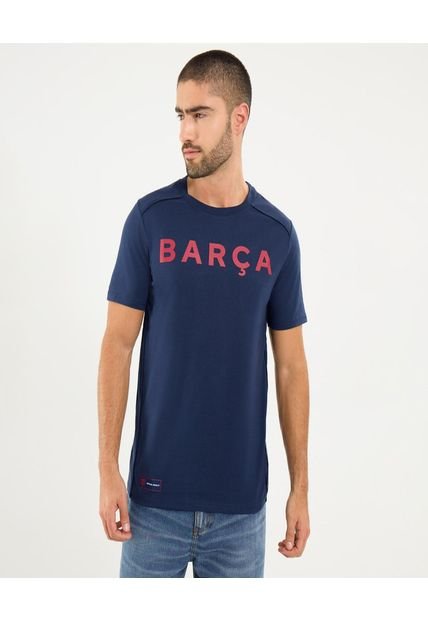 Camiseta Para Hombre Manga Corta Cuello Redondo Color Azul Marca Ostu #60091763