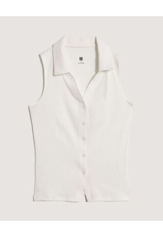 Chaleco  Para Mujer Punto Color Crema Marca Ostu #40250034 Ostu