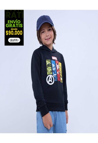 Buzo Para Niño Hoodie Color Negro Marca Ostu #80060152 Ostu