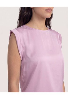 Blusa Para Mujer Manga Sisa Color Lila Marca Ostu #40121239