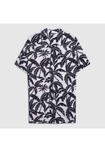 Camisa Para Hombre Manga Corta Sin Bolsillo Color Negrocarbon Marca Ostu #60010656