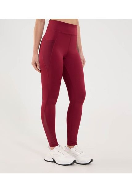 Leggins Para Mujer Largo Color Rojo Marca Ostu #40230607