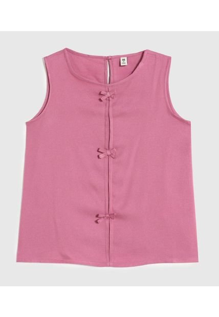 Blusa Infantil Niña Manga Sisa Color Morado Marca Ostu #90120053