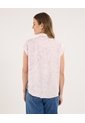 Camisa Para Mujer Manga Corta Color Lila Marca Ostu #40010338 de Ostu
